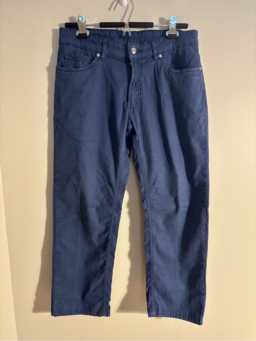 Peter Millar Men's Deep Blue Lightweight Casual Pants 32